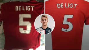 Some Manchester United Fans Got 'De Ligt 5' On The Back Of Their Shirts
