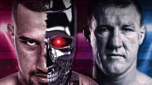 Paul Gallen Threatens To Cancel Boxing Bout Against Justis Huni Over Terminator-Themed Promo Poster
