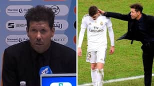 Diego Simeone Gives Honest Response To Federico Valverde's Red Card