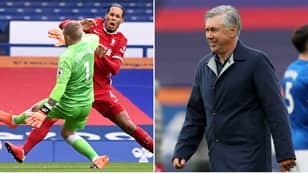 Liverpool Fans Accuse Carlo Ancelotti Of Lying Over Virgil van Dijk Injury 