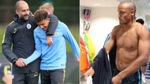 What Jadon Sancho Did To Vincent Kompany In Manchester City Training That Got Him A Warning