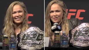 MMA Legend Ronda Rousey’s Reaction To Being Hit On During UFC Press Conference Was Gold
