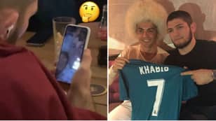 Khabib FaceTimes Cristiano Ronaldo As Teammate Jokes UFC Champ Is "Putting Together A Serious Team"