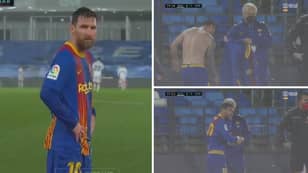 Lionel Messi Had To Change His Shirt During El Clasico