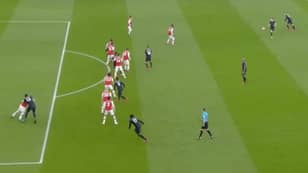 Arsenal Produced The Worst-Executed Offside Trap Of All-Time For Everton Goal