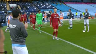 Manchester City Give Liverpool Guard Of Honour Ahead Of Their Match
