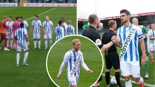 Huddersfield Are Wearing Paddy Power Sponsored Home Kit For The First Time