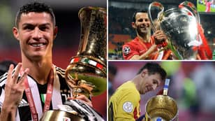Revealed: The Top 10 Players With The Most Trophies After Cristiano Ronaldo's Coppa Italia Triumph