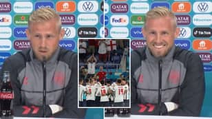 Kasper Schmeichel Gives Savage Response To 'It's Coming Home' Question In Press Conference