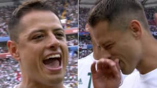 Javier 'Chicharito' Hernandez Sings The Mexico National Anthem So Loud, It's Incredible 