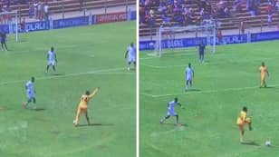 Kaizer Chiefs Reserves Were Trolling Their Opposition By Dabbing On The Ball
