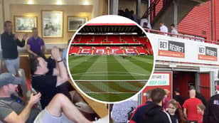 Charlton Athletic Fans Protest Inside The Valley Stadium And Refuse To Leave
