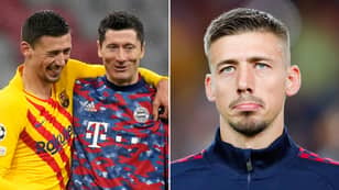 Clement Lenglet Offers Explanation To Controversial Picture Of Him Smiling With Robert Lewandowski 