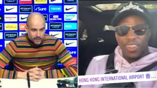 Pep Guardiola Swears On Live TV When Asked About Benjamin Mendy, He Hilariously Responds
