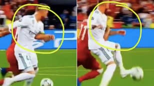 New Angle Shows Mo Salah Might Have Been The One Who Grabbed Sergio Ramos