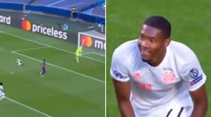 David Alaba Caught Laughing At Own Goal In Bayern Munich-Barcelona Game