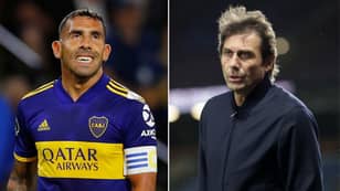 Carlos Tevez 'To Hold Talks With Tottenham Boss Antonio Conte Over Shock Return To The Premier League'