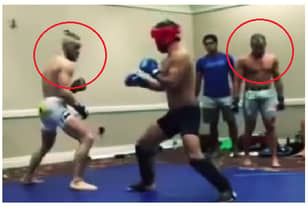 WATCH: Eddie Alvarez And Conor McGregor Training Alongside Each Other At UFC 178