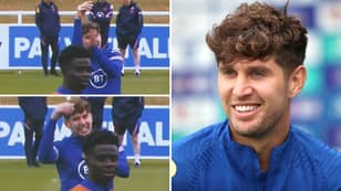 John Stones Brutally Mocks Italy Players In England Training Session Ahead Of Euro 2020 Final