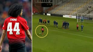 Tahith Chong Scores Magnificent Free-Kick For Manchester United Under-23's