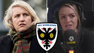 Laura Woods Reacts To AFC Wimbledon 'Considering' Appointment Of Chelsea Women’s Boss Emma Hayes