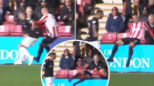 Bristol City's Jack Hunt Hilariously Launches Sergi Canos Into The Stands After Getting Pushed