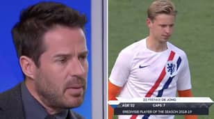 Jamie Redknapp Claims Frenkie De Jong Is The 'Best Midfielder In The World Right Now'