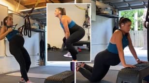 USWNT Player Alex Morgan Is Still Working Out While Nine Months Pregnant