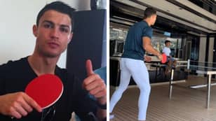 What Cristiano Ronaldo Did After He Lost A Game Of Table Tennis Proves His Elite Mentality