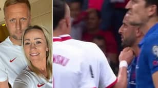 Kamil Glik's Wife Receives Sickening Death Threats On Social Media After England Game