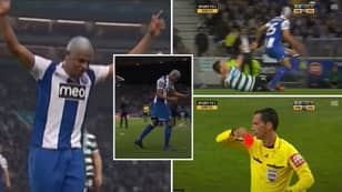 When FC Porto Midfielder Fernando Celebrated Wildly After Referee Gave Him A Red Card 