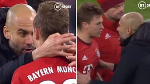 Throwback Of Pep Guardiola Lecturing Joshua Kimmich Shows His Passion
