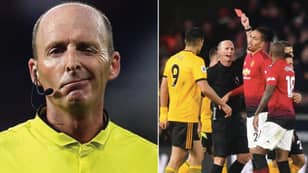 Mike Dean Becomes The First Referee In Premier League History To Show 100 Red Cards 