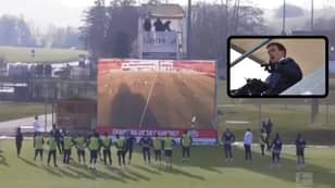 Hoffenheim Manager Julian Nagelsmann Is Doing Revolutionary Live Analysis On Giant Screen