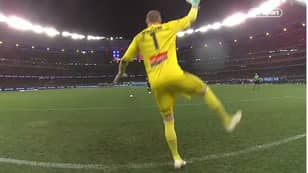 Goalkeeper Wins A-League Final With Incredible Penalty Saving Technique