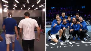 Roger Federer's Sweary Motivational Chat Leads Europe To Laver Cup 