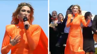 Aussie Singer Delta Goodrem Slammed By Fans For Her Melbourne Cup Performance