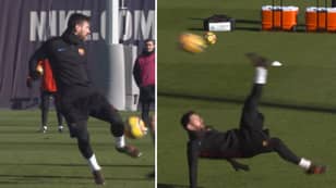 Watch: Lionel Messi Takes The P*ss In Barcelona Training
