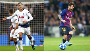 Lamela Gets An Incredible Gift From Lionel Messi After Barcelona-Spurs Match