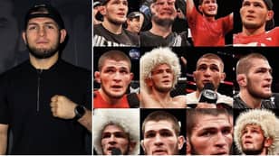Khabib's Face After His Last 12 Fights Proves He's Most Dominant Champion In UFC History