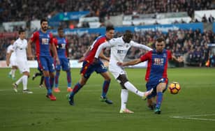 A Crystal Palace Player Appeared To Fall Asleep During 5-4 Swansea Defeat