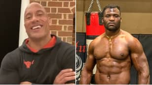 The Rock Responds To 'Beast Of A Man' Francis Ngannou's Workout Offer