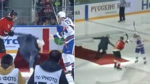 Jose Mourinho's Special Guest Appearance At Ice Hockey Game Goes Horribly Wrong 