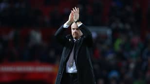 The Reason Why Sean Dyche Was Spotted Inspecting Old Trafford Pitch Before Kick-Off