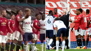 Anthony Martial Sent Off For Violent Conduct Vs Tottenham Hotspur