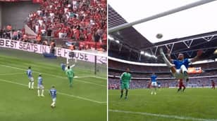 Kyle Walker Produces Incredible Scissor-Kick Clearance On The Line To Deny Mohamed Salah