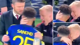 Donny Van De Beek Shared Incredibly Wholesome Moment With Jadon Sancho, Moments After Final Whistle