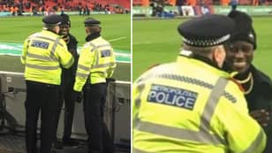 The Picture Of Benjamin Mendy And Two Police Officers Has Funny Story Behind It 