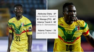 Adama Traore Replaced Adama Traore In Mali vs Mauritania Game, Both Were On The Scoresheet
