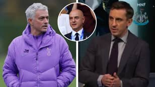 Gary Neville Says Jose Mourinho And Daniel Levy Are In A 'Marriage Of Convenience' 